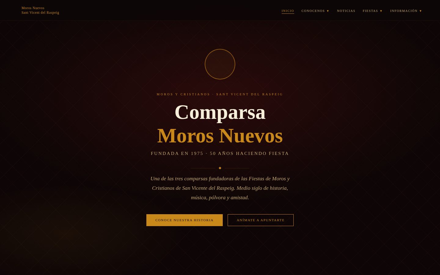 Vista previa de Web de Moros Nuevos